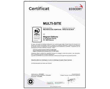 EG Graphic - RSE - Certificat Ecocert PEFC